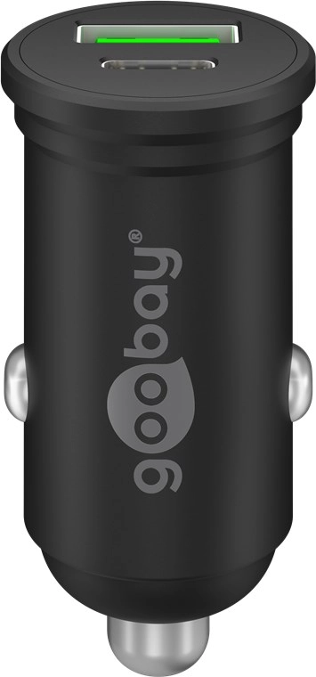 Goobay Dual-USB Car Fast Charger USB-C