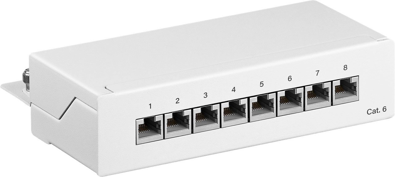 Goobay CAT 6 Mini/Desktop Patch Panel