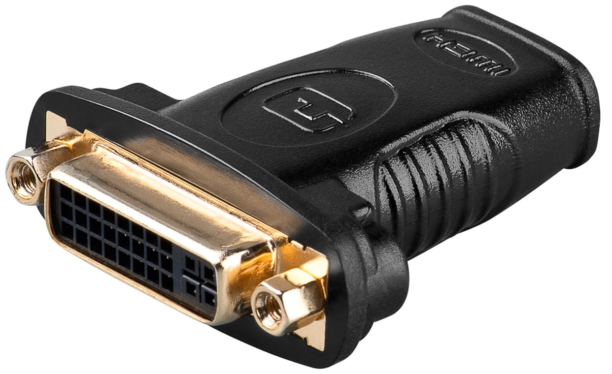 Goobay HDMI/DVI-I Adapter  gold-plated 68690
