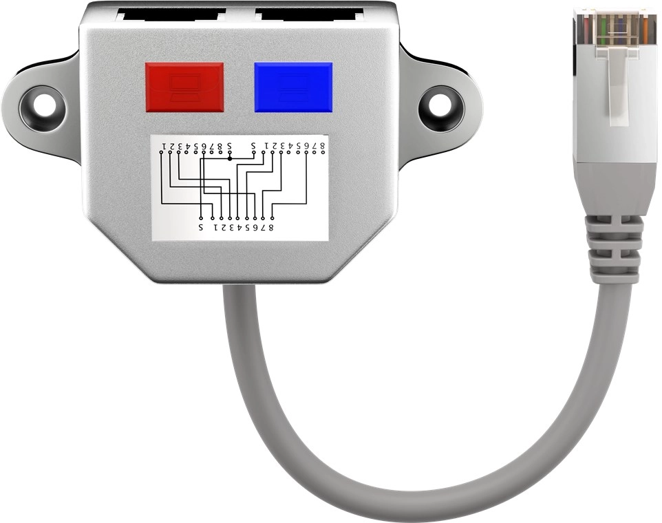 Goobay 68908 networking cable Silver 0