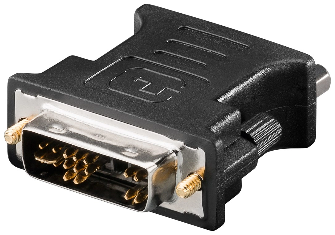 Goobay DVI-A/VGA Monitor Adapter  Black 68030