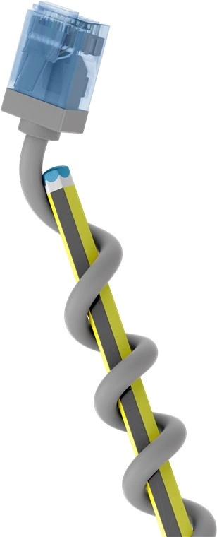Goobay 74227 networking cable Grey 10