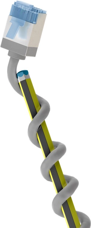 Goobay 74304 networking cable White 0