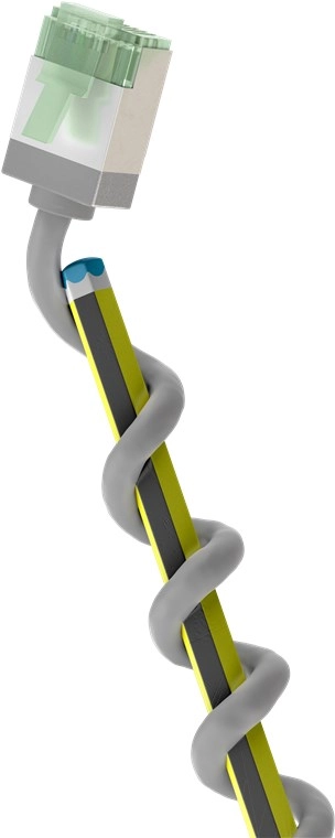 Goobay 74344 networking cable Grey 0