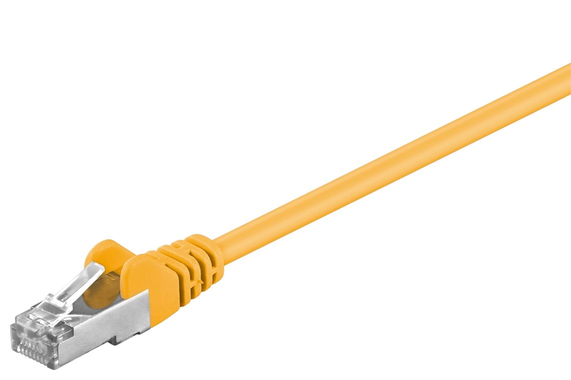 Goobay 95534 networking cable Yellow 1