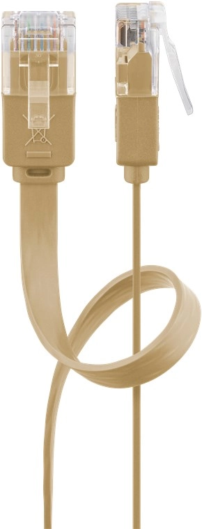 Goobay 95881 networking cable Light brown