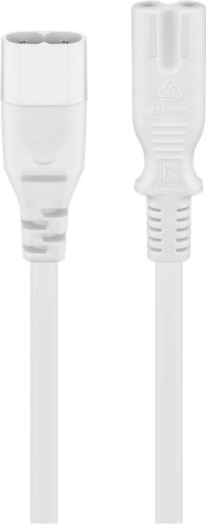 Goobay Extension Cable C7/C8 2 m