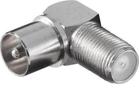 Goobay Wtyk  adapter kątowy F -