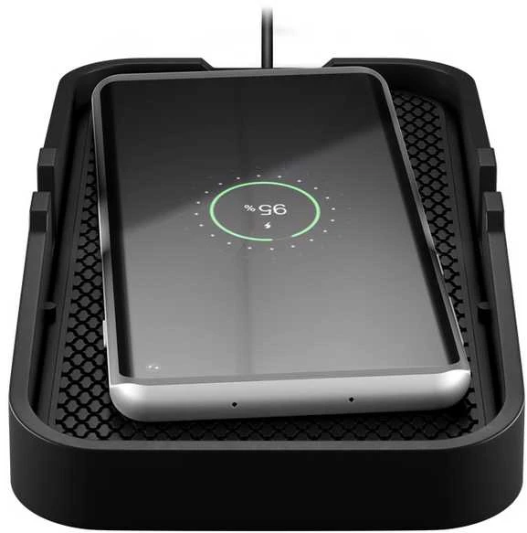 Wireless 10 W fast-charging mat  black