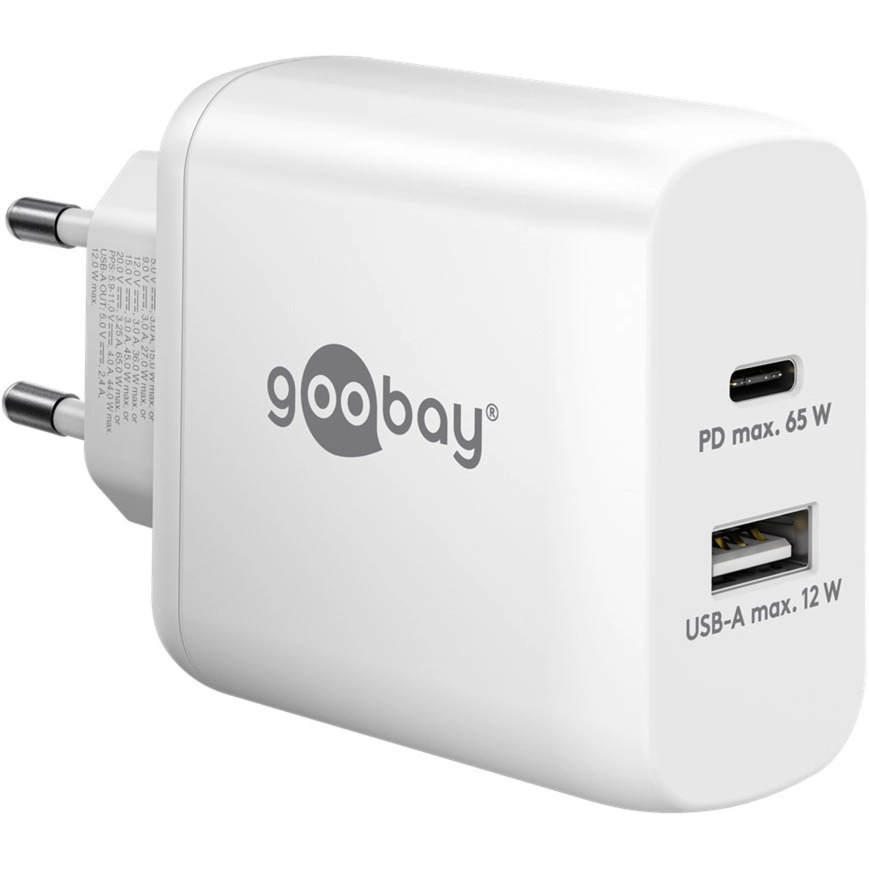 Goobay USB-C dual fast charger PD