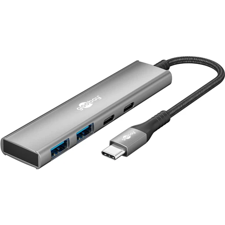 Slim 4-port USB hub  USB-C™ to