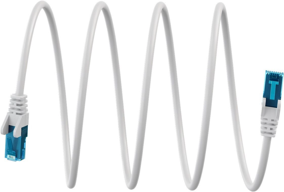 CAT 6A kabel krosowy  U/UTP  biały