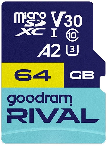 Goodram microSDXC 64GB V30 A2 UHS