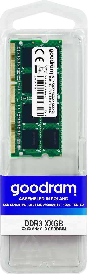 Goodram GR1600S364L11/8G memory module 8 GB