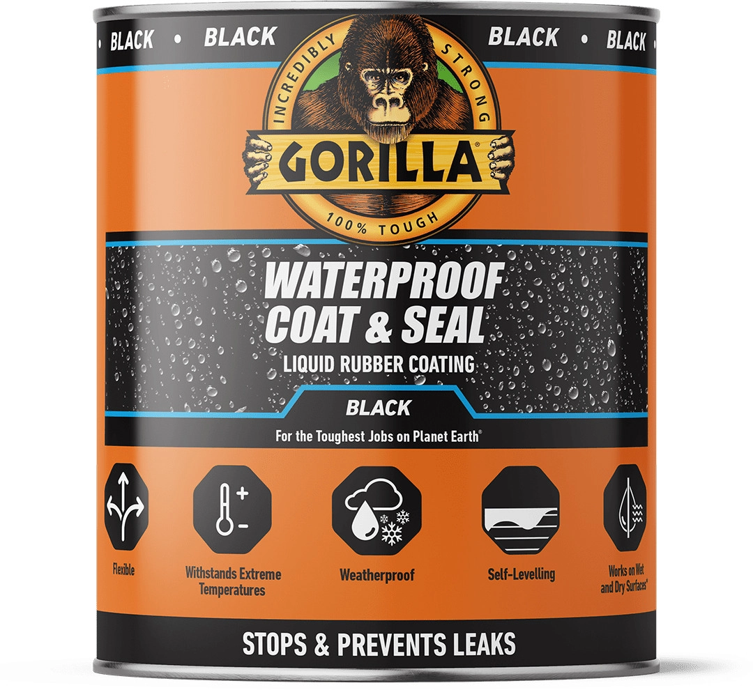 Gorilla sealant Waterproof CoatSeal 473ml  black