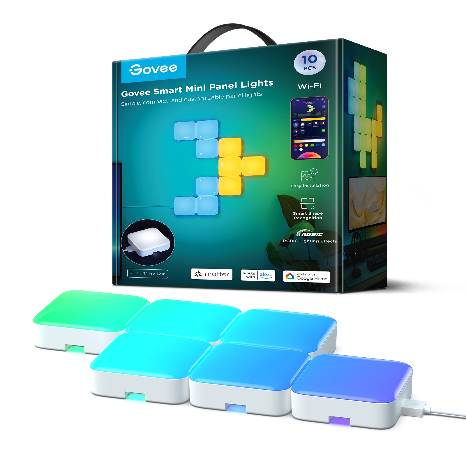 Govee Smart Mini Panel Lights ? 6974316990581