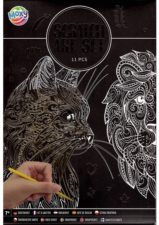 A4 Cat scratch off set 27804