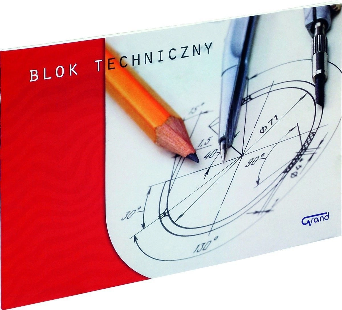 Grand Blok techniczny A4 10k biały
