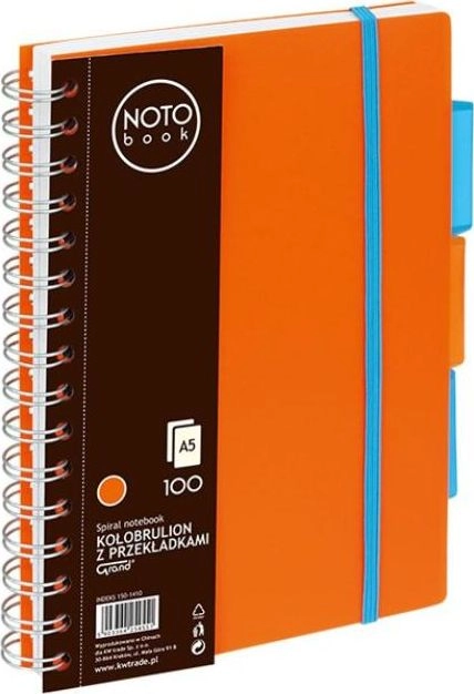 Grand Kołobrulion A5/100K orange checkered 325232