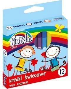 Wax crayons 12 colors FIORELLO WIKR-935841