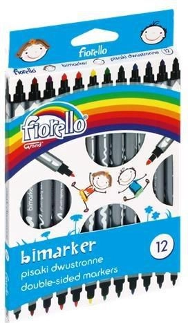 Grand Double-sided markers  12 colors Bimaker