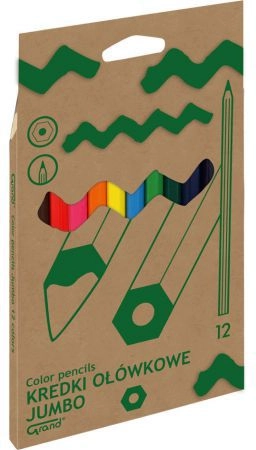Grand Pencil crayons 12 jumbo colors