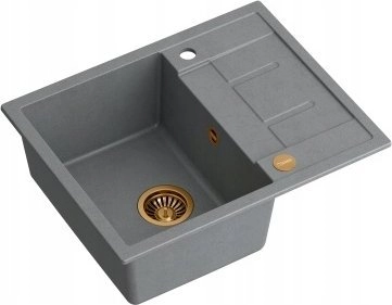 GraniteQ MORGAN 116 sink silver stone
