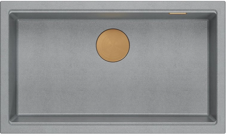 GraniteQ LOGAN 110 sink GraniteQ silver