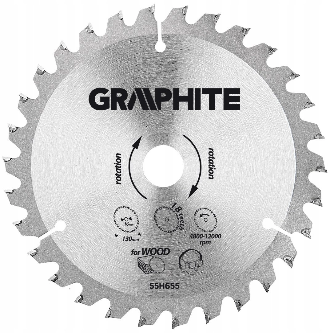 Graphite Saw blade  Widia 130 x