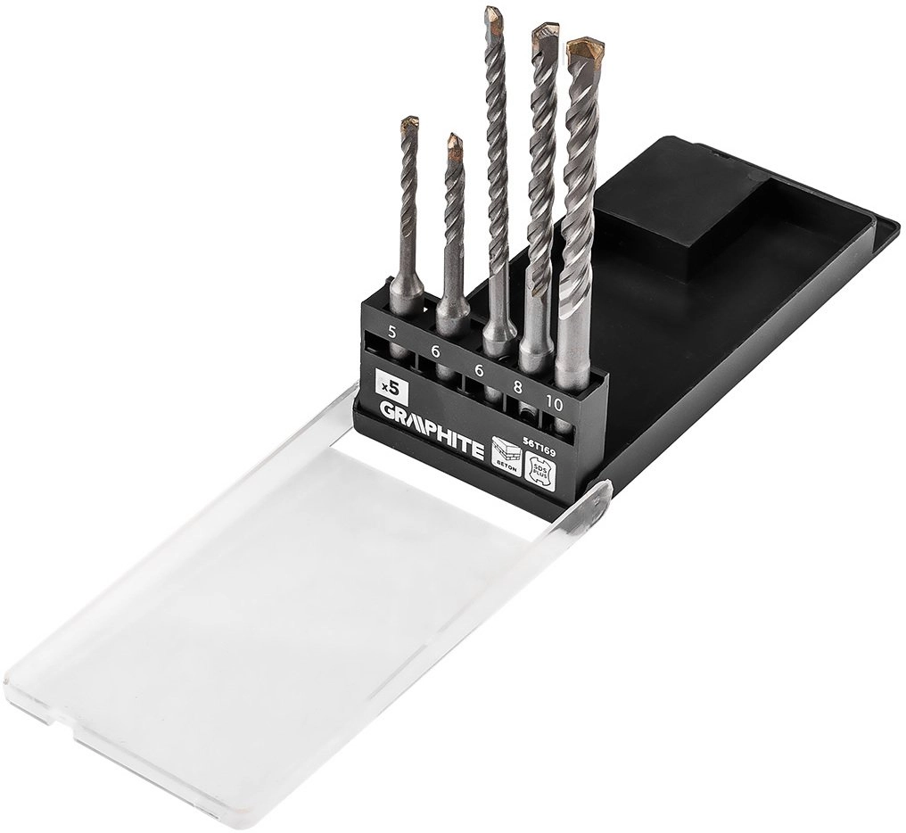 Graphite Drill Bit Set of SDS