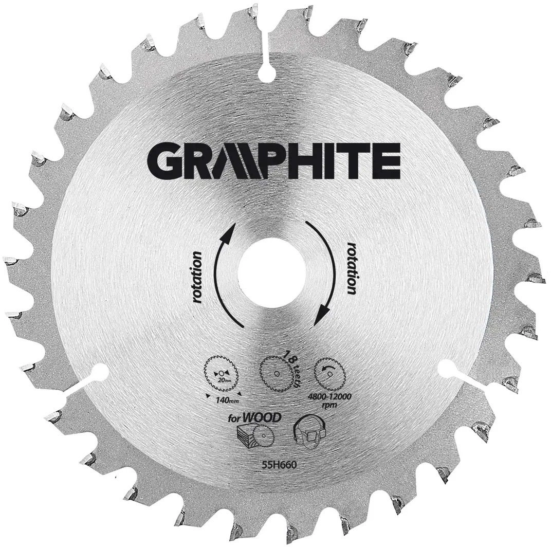 Graphite Tarcza do pilarki  widiowa 140
