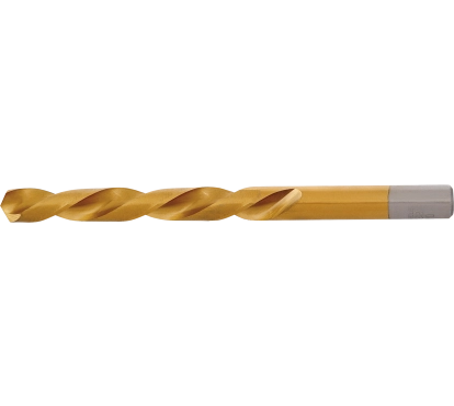 Graphite titanium cylindrical metal drill bit