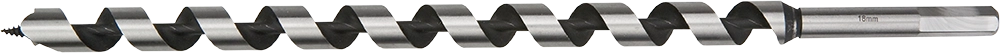 Graphite drill bit for wood hexagonal