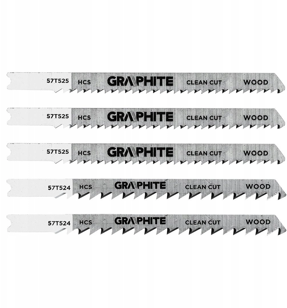Graphite Jigsaw blade set 6 TPI