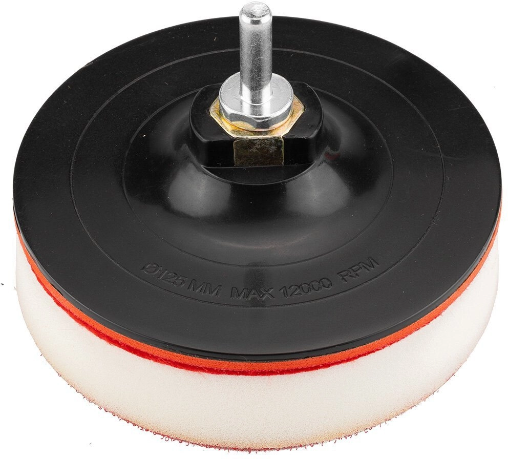 Graphite Fastening disc with Velcro and