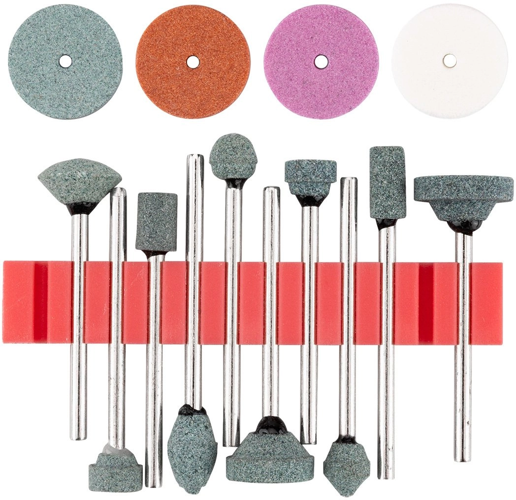 Graphite Set of grinding stones for