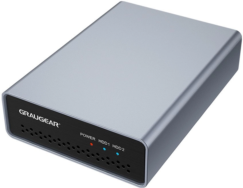 GRAUGEAR externes Raid GehĂ¤use 2x2 5&quot