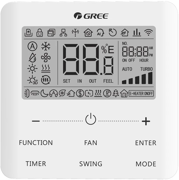 Gree Electric Appliances Wall-mounted wired controller