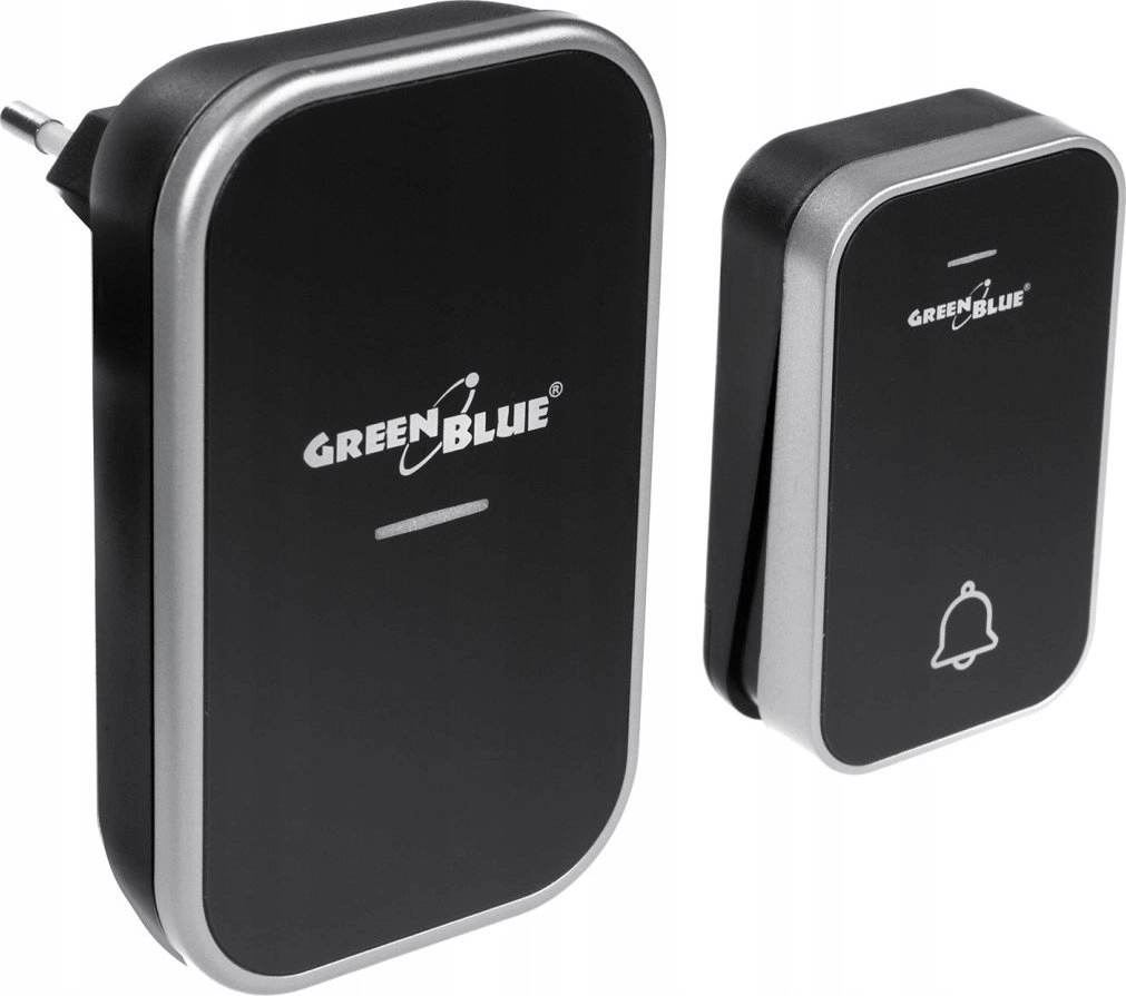 GreenBlue Wireless doorbell black (GB157) 5902211132547
