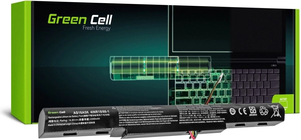 Bateria Green Cell AS16A5K do Acer
