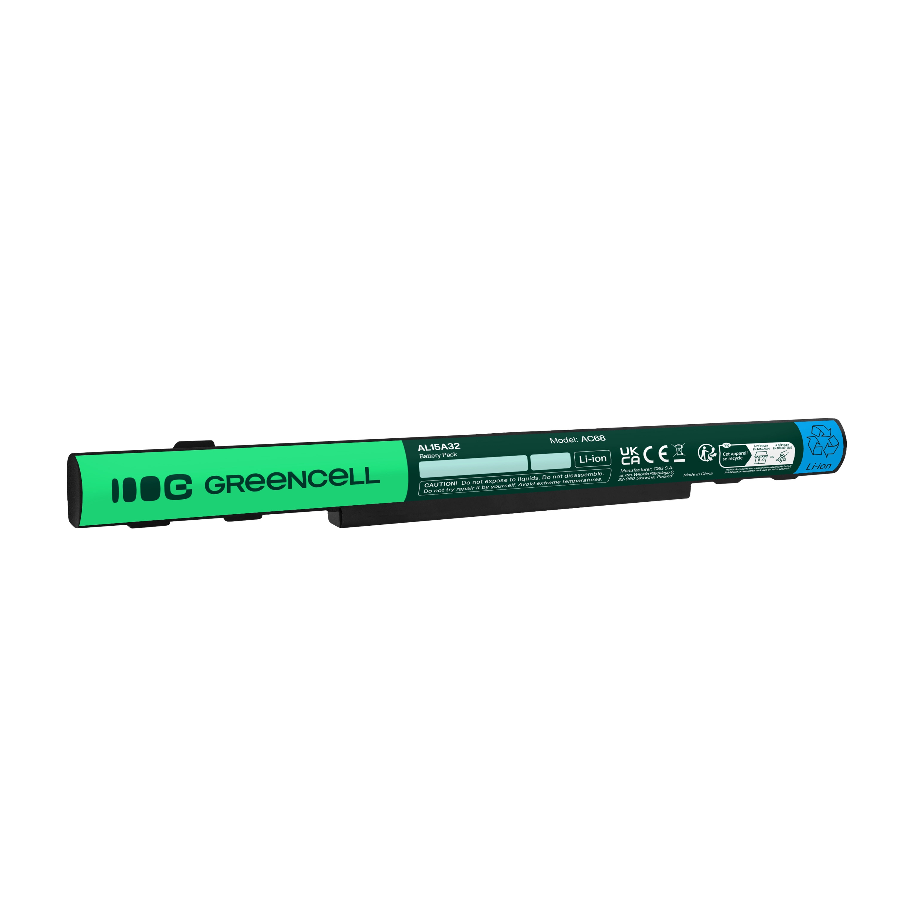 Green Cell Battery AL15A32 for Acer