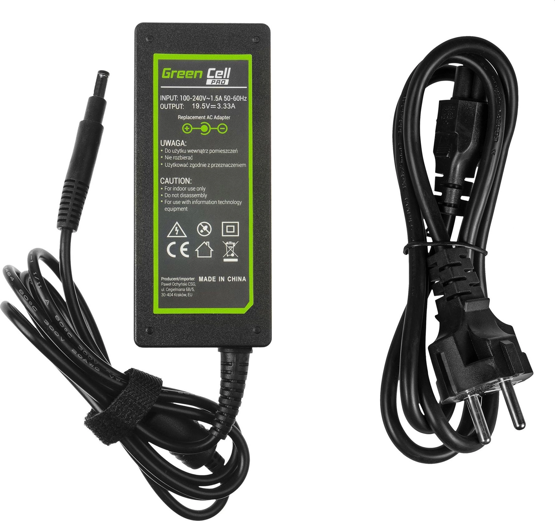 Green Cell PRO Charger AC Adapter