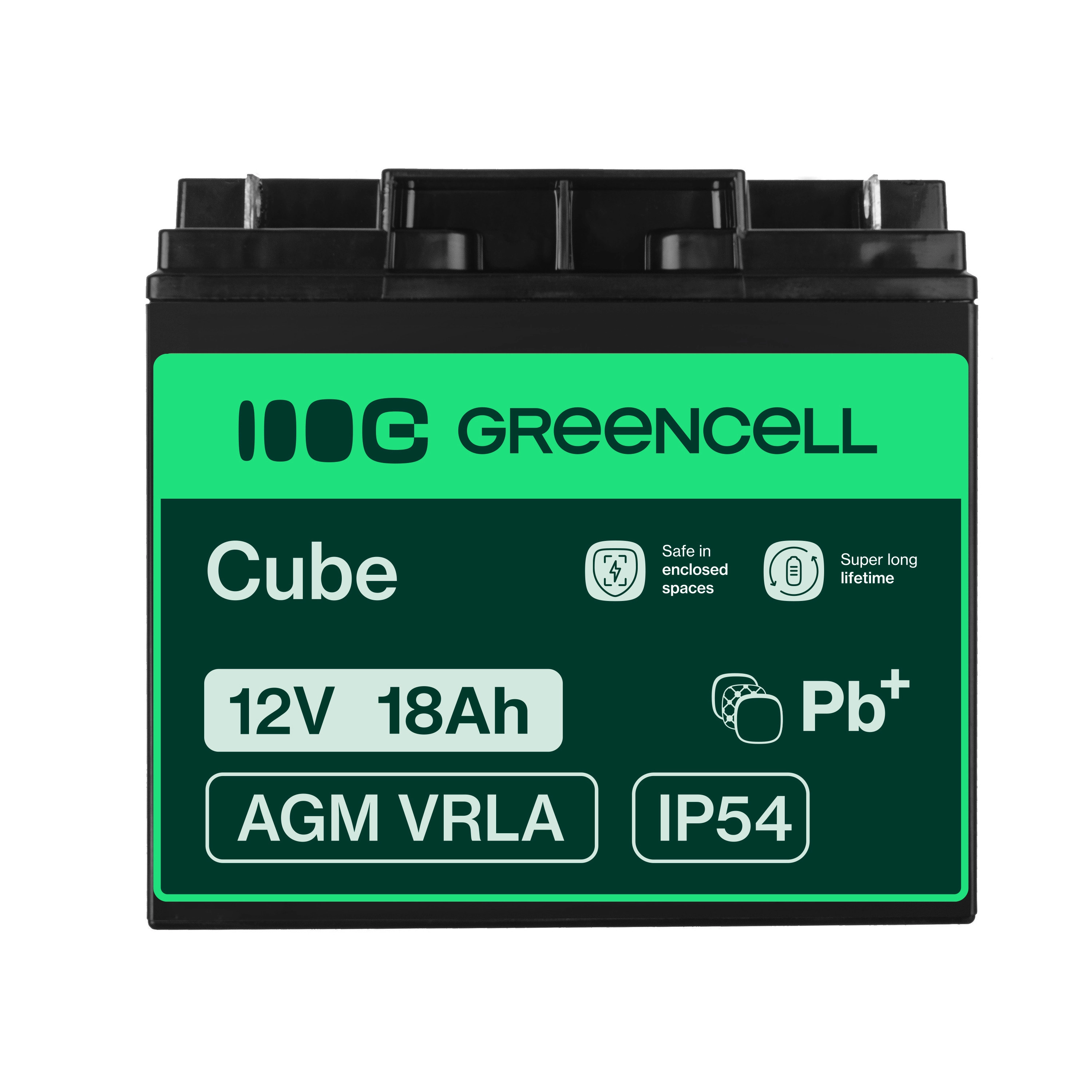 Green Cell Akumulator AGM 12V 18Ah