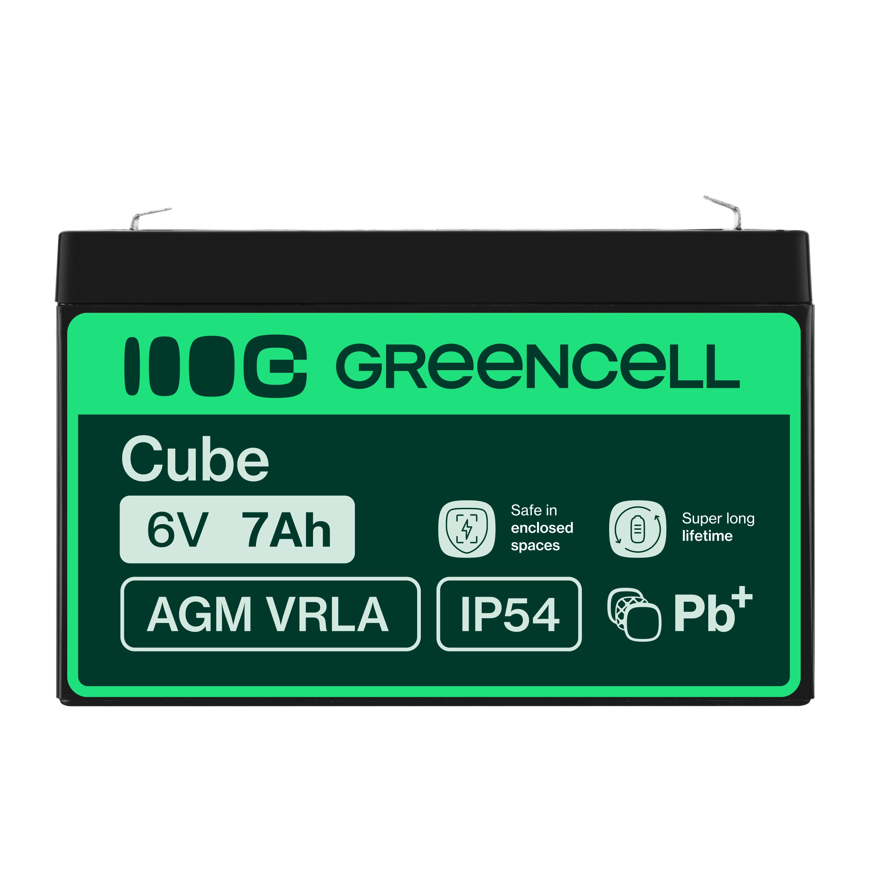 Green Cell AGM 6V 7Ah (AGM12)