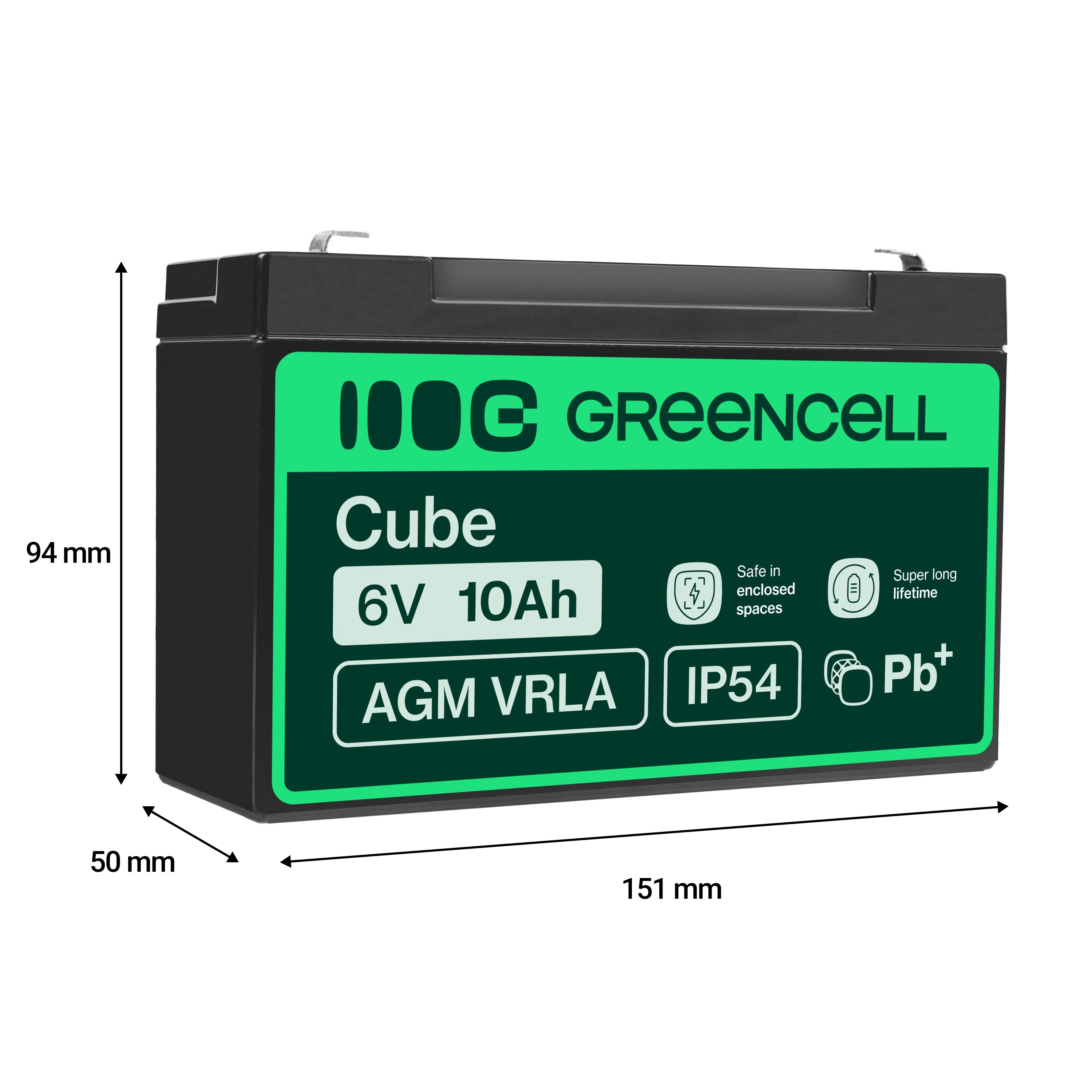Green Cell AGM16 UPS battery Sealed