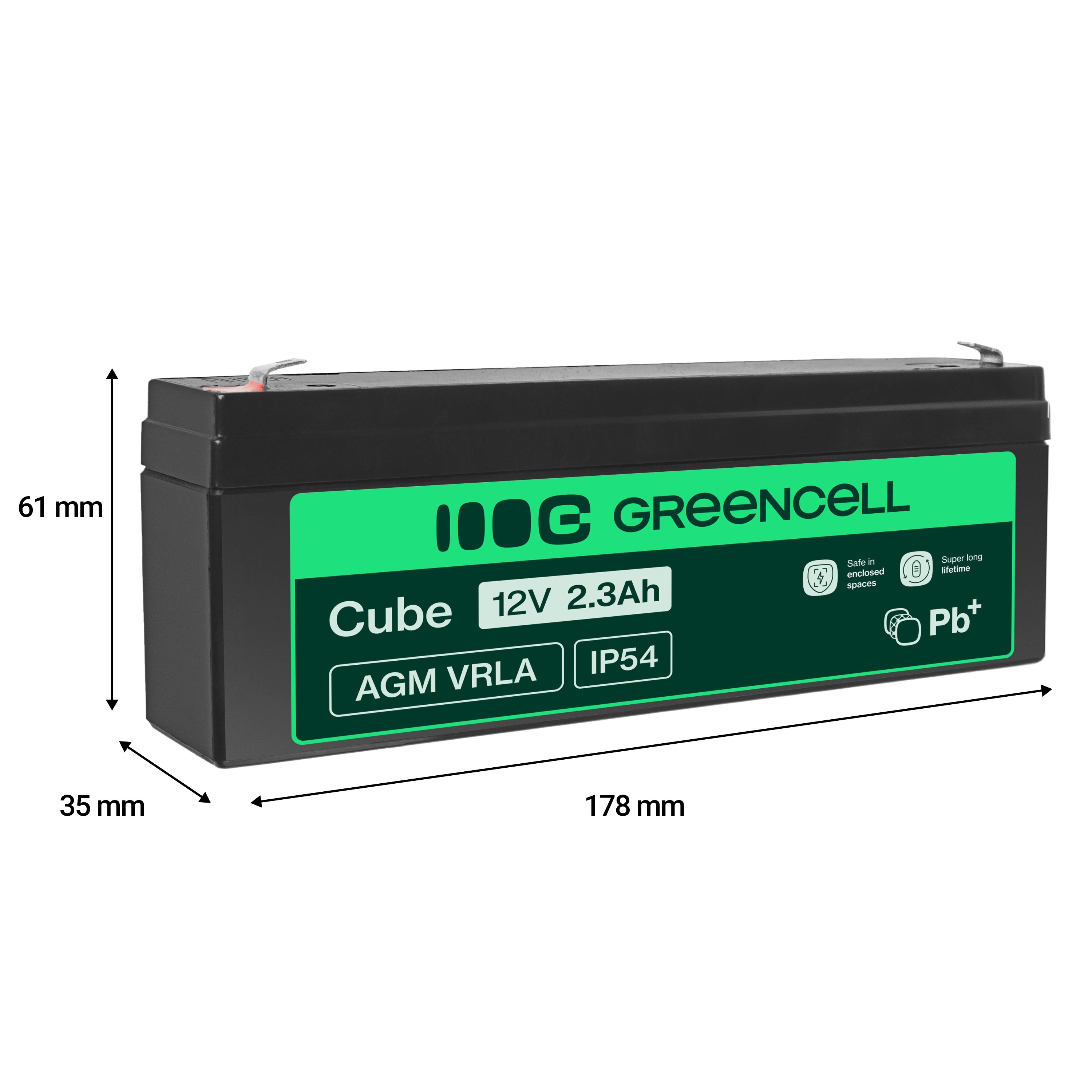 Green Cell AGM18 UPS battery 12