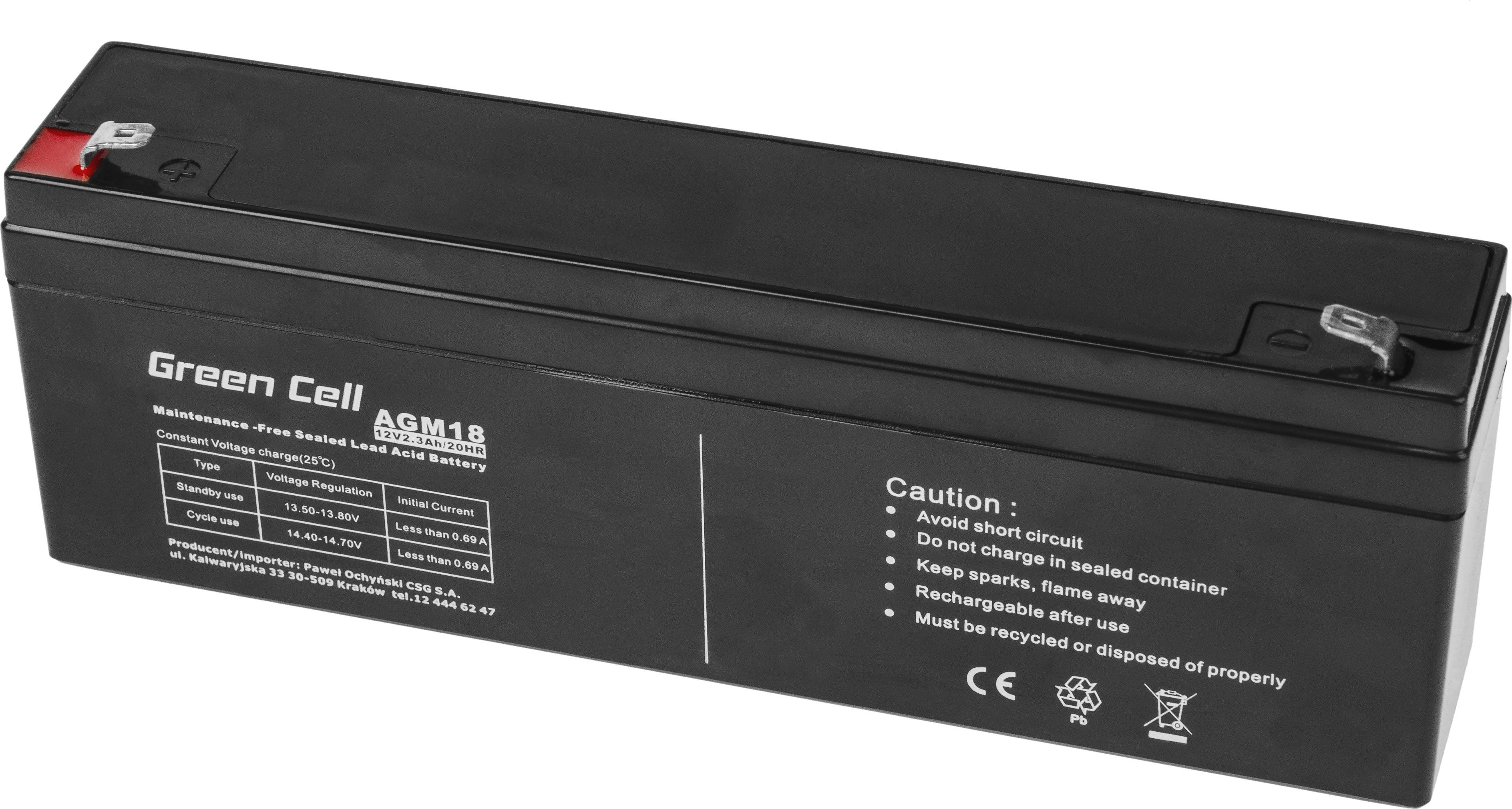 Green Cell AGM18 UPS battery 12