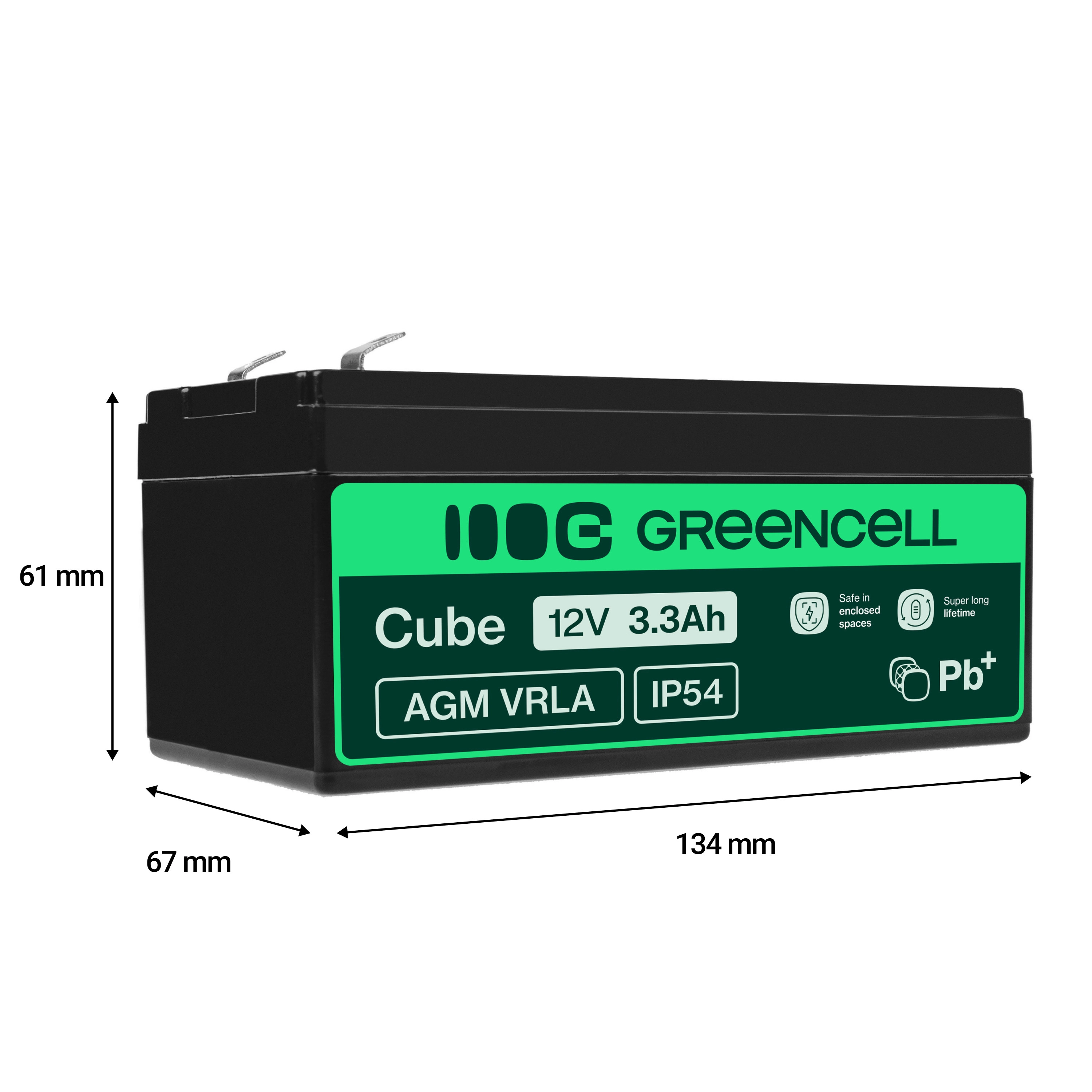 Green Cell Akumulator AGM VRLA Green