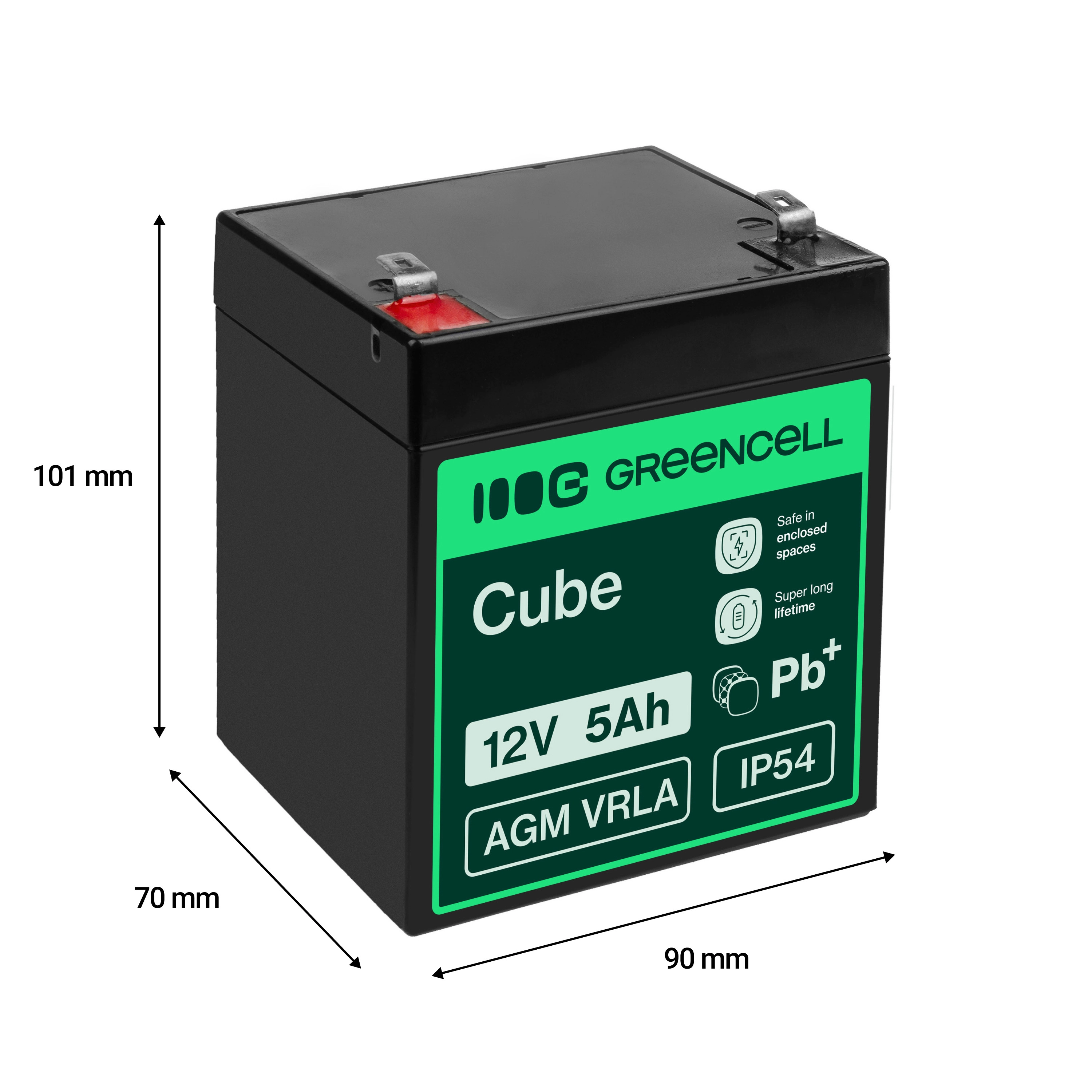 Green Cell Akumulator 12V/5Ah (AGM27) AGM27