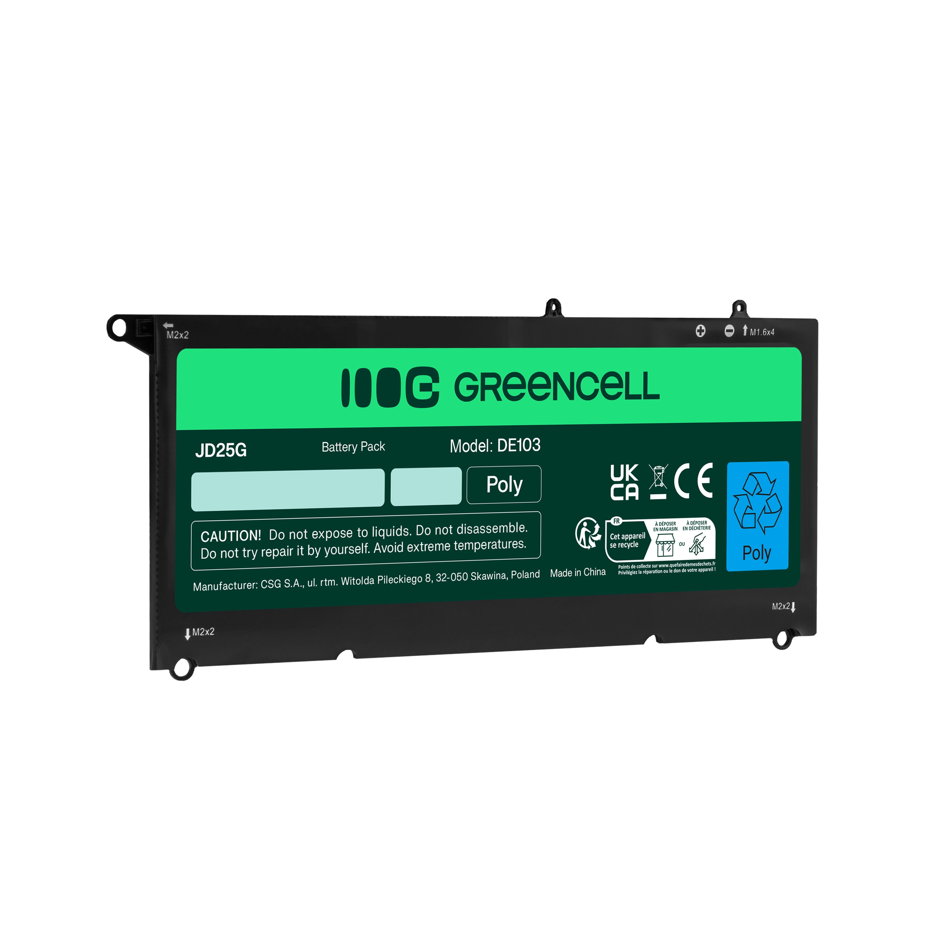 Green Cell 90V7W JD25G do Dell